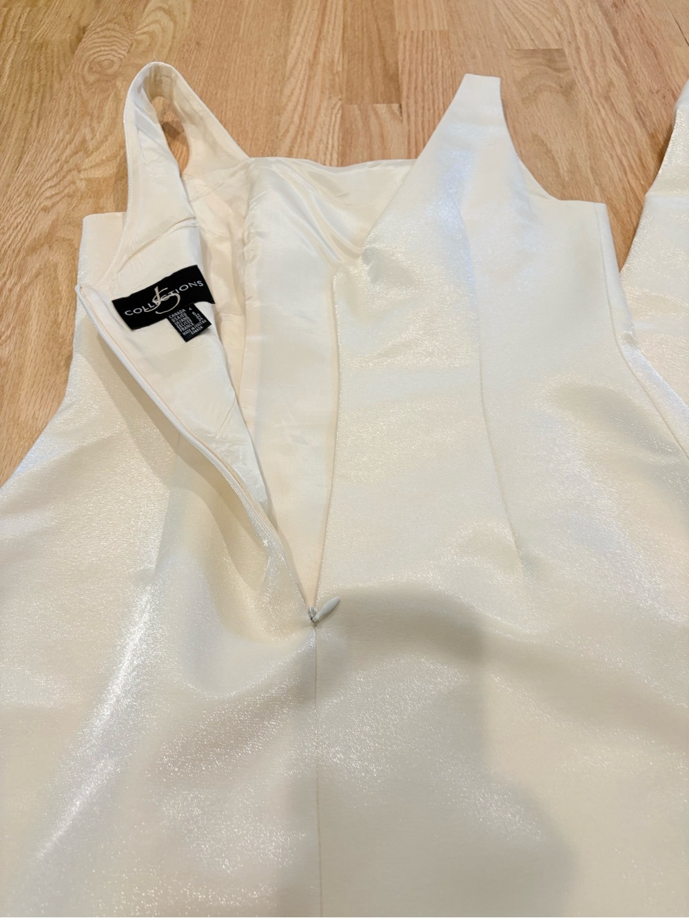 Vintage Formal Sleeveless Dress with Matching Coat - Sz 4 - Picture 4 of 15
